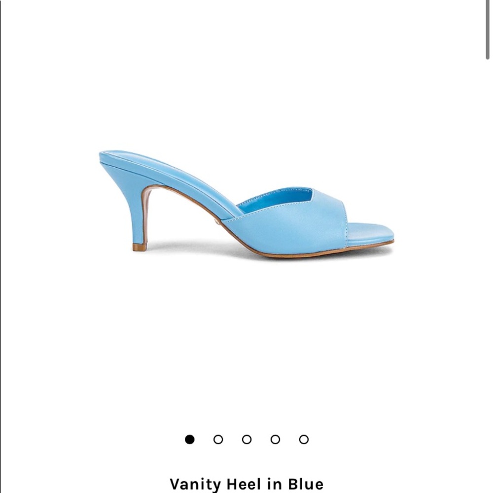 Revolve Raye Blue vanity heel